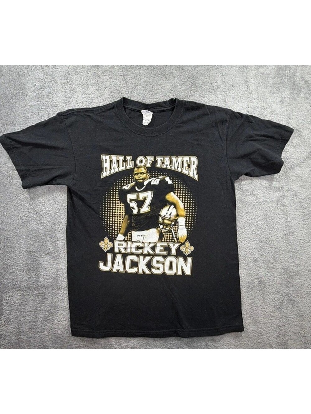Rickey Jackson New Orleans Saints Hall Of Famer Football T-Shirt